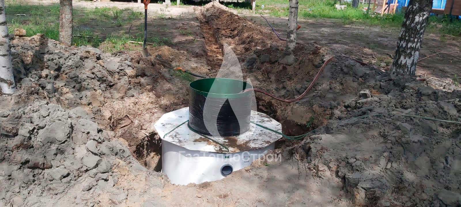 Фото монтажа септика Zorde 4